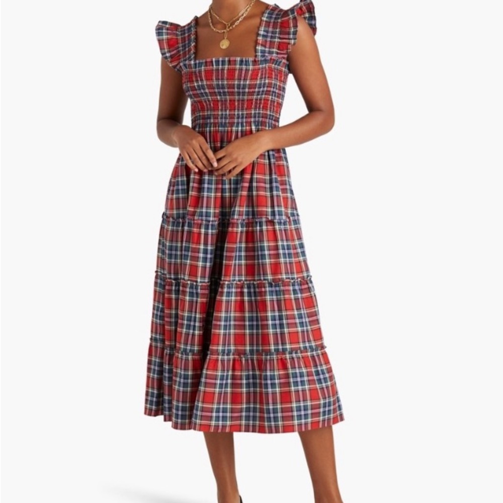 NWT Hill House Home Red Tartan Ellie Nap Dress